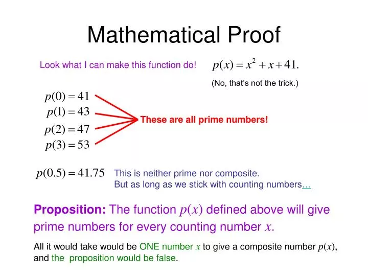 mathematical proof