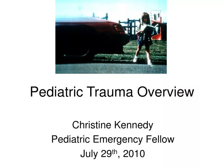 pediatric trauma overview