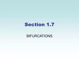 Section 1.7