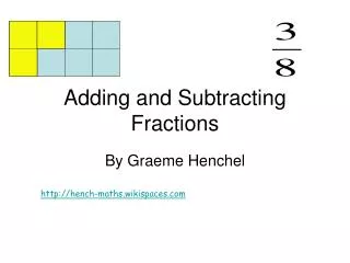 Adding and Subtracting Fractions