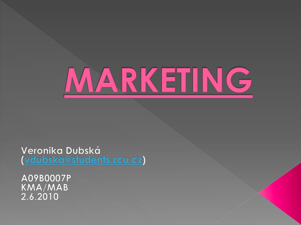 PPT - MARKETING PowerPoint Presentation, free download - ID:3112257