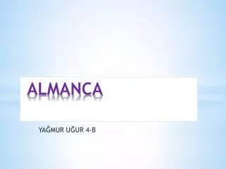 almanca