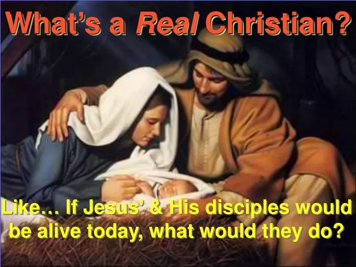 what s a real christian