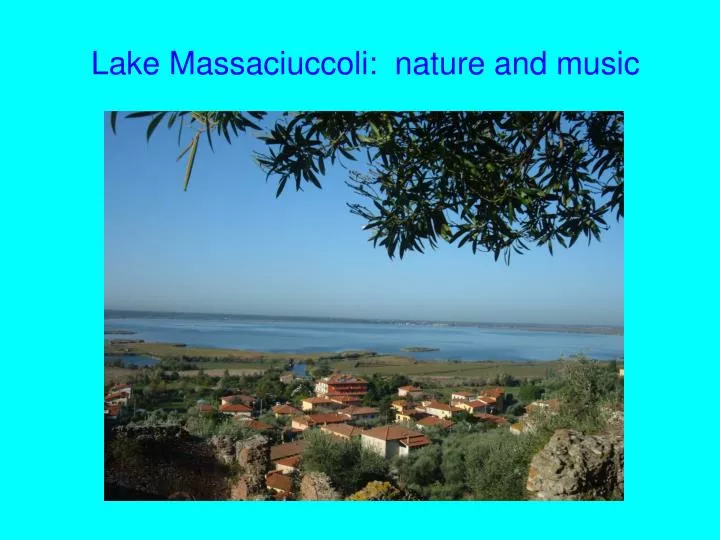 lake massaciuccoli nature and music