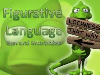 Figurative Language Fun and Interactive