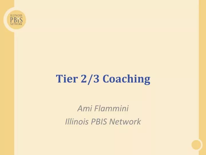 tier 2 3 coaching