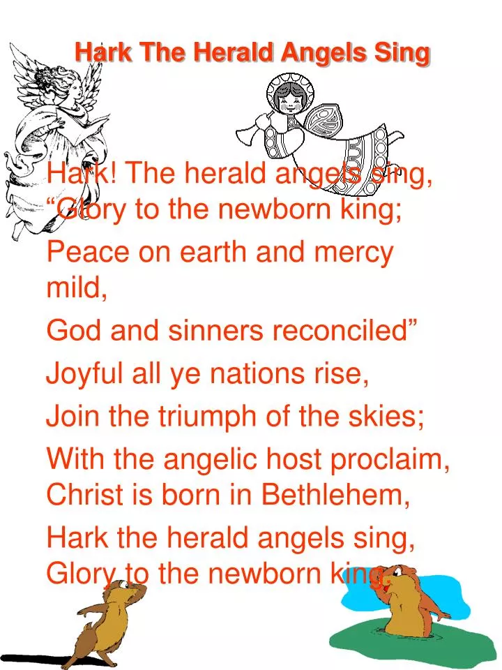 Ppt Hark The Herald Angels Sing Powerpoint Presentation Free Download Id