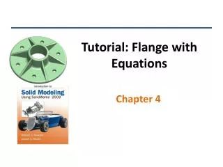 Tutorial: Flange with Equations