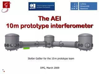 The AEI 10 m prototype interferometer