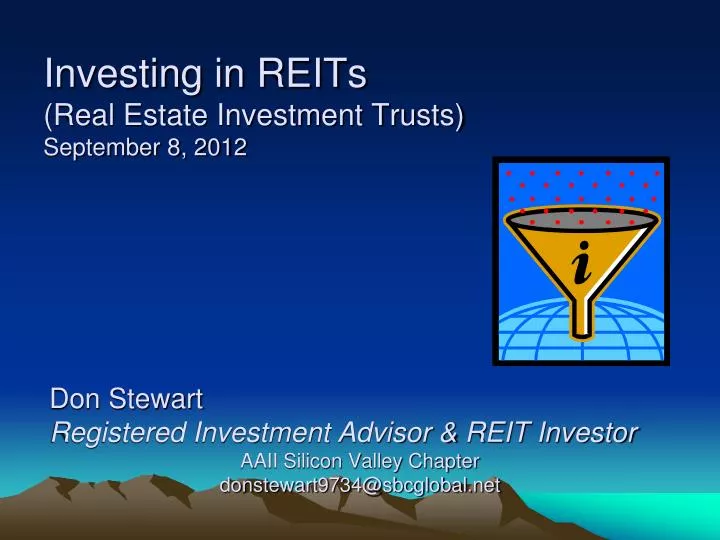 investing in reits real estate investment trusts september 8 2012