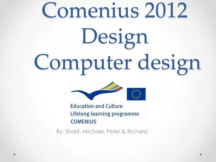 comenius 2012 design computer design