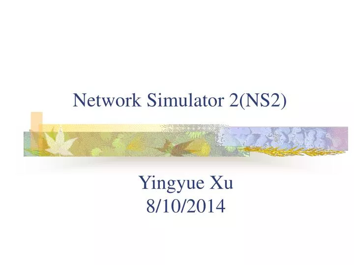 network simulator 2 ns2
