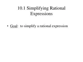10 1 simplifying rational expressions