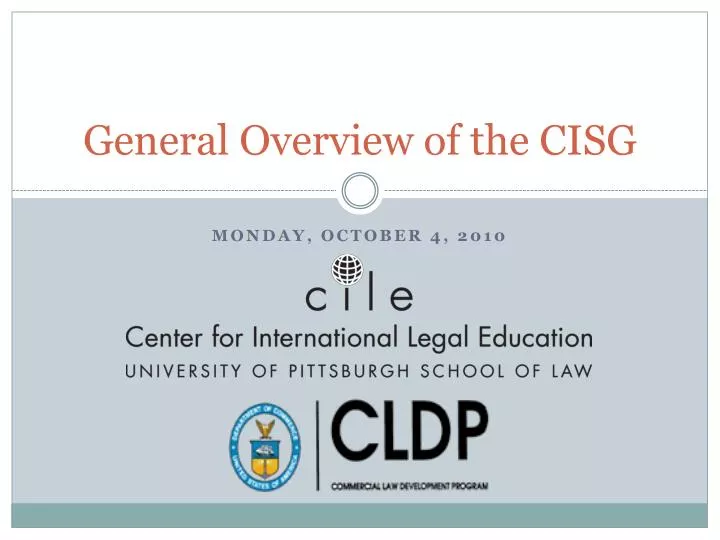 general overview of the cisg