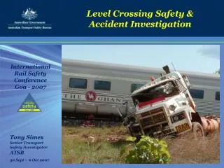 Level Crossing Safety &amp; Accident Investigation