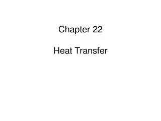 chapter 22 heat transfer