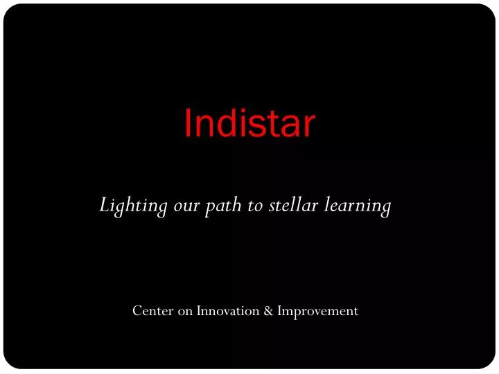 lighting our path to stellar learning center on innovation improvement