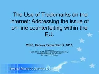 WIPO, Geneva, September 17, 2012.