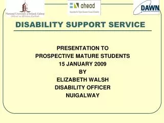 DISABILITY SUPPORT SERVICE