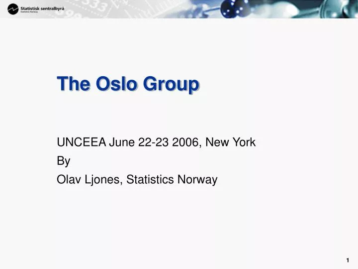 the oslo group