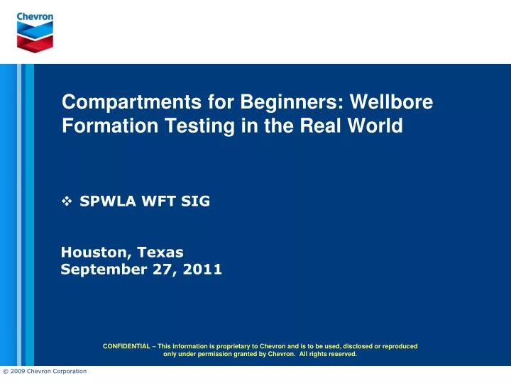 compartments for beginners wellbore formation testing in the real world