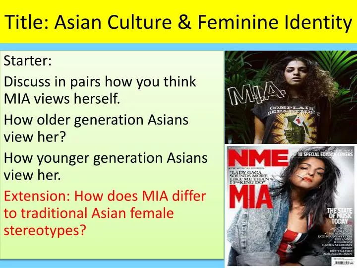 title asian culture feminine identity