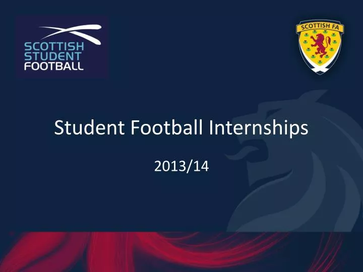 student football internships