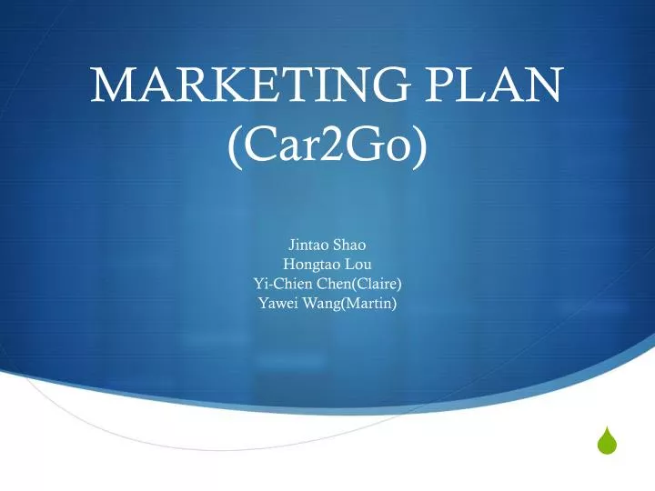 marketing plan car2go