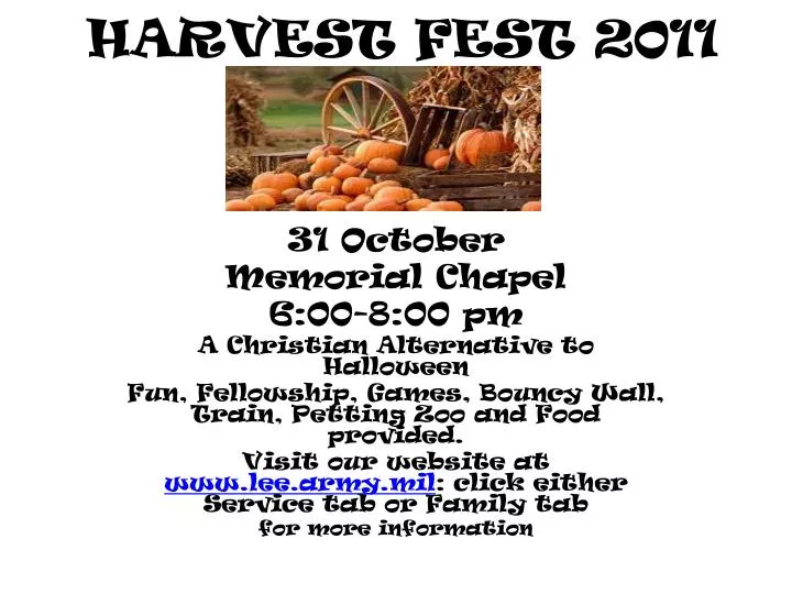 harvest fest 2011