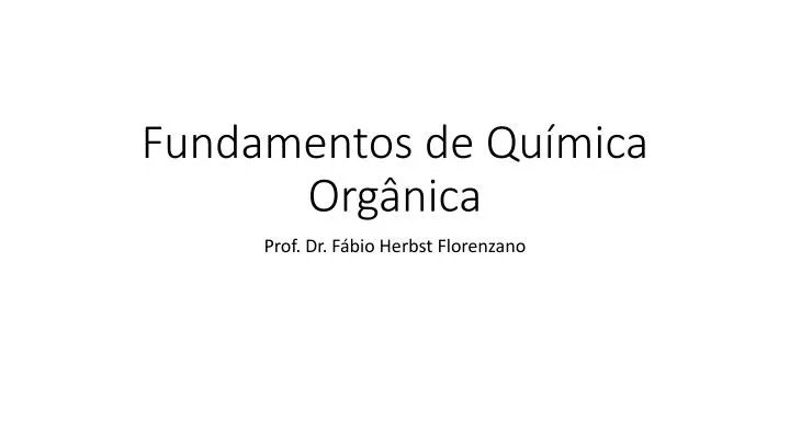 fundamentos de qu mica org nica