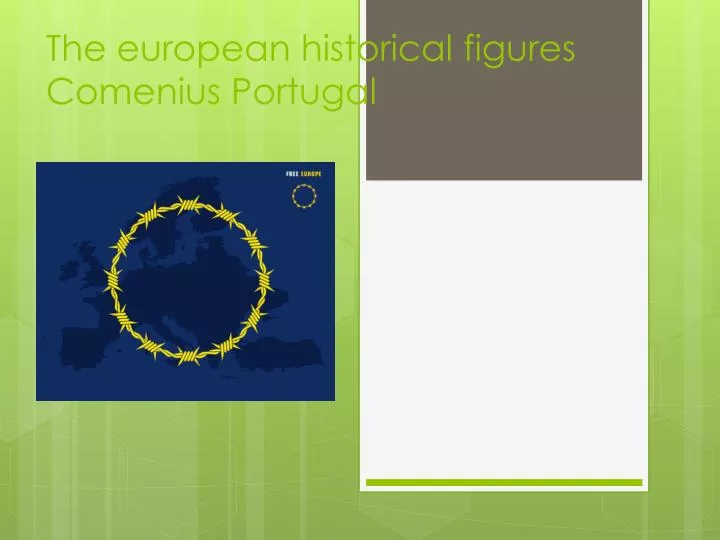 the european historical figures comenius portugal