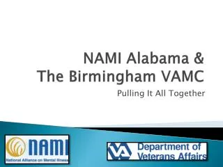 NAMI Alabama &amp; The Birmingham VAMC