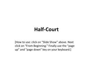 half court