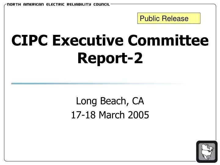 cipc executive committee report 2