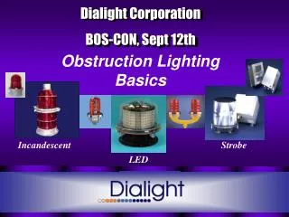 Dialight Corporation BOS-CON, Sept 12th