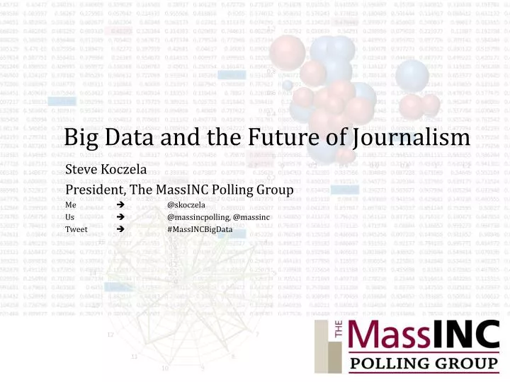 big data and the future of journalism