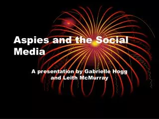 Aspies and the Social Media