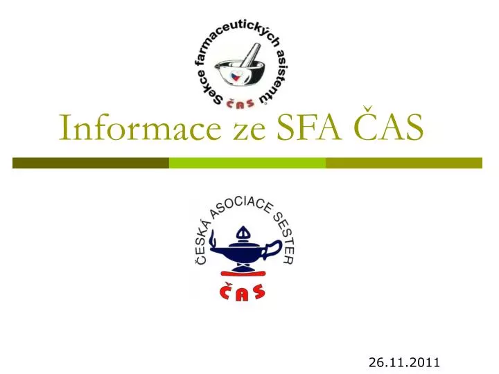 informace ze sfa as