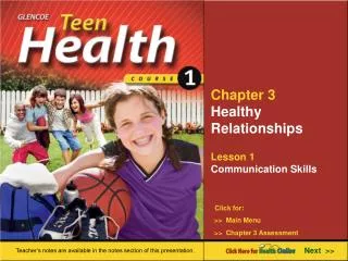 Chapter 3 Healthy Relationships