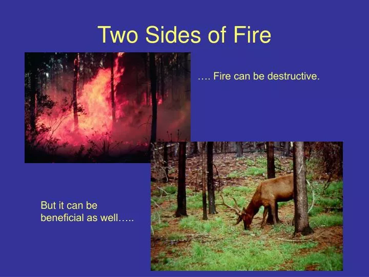 two sides of fire