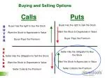 Buying and Selling Options - slide 1