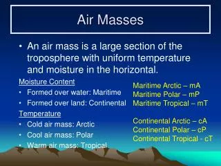 Air Masses