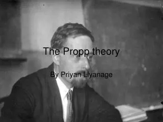 The Propp theory