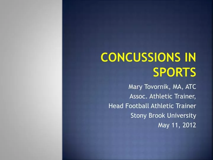 concussions in sports