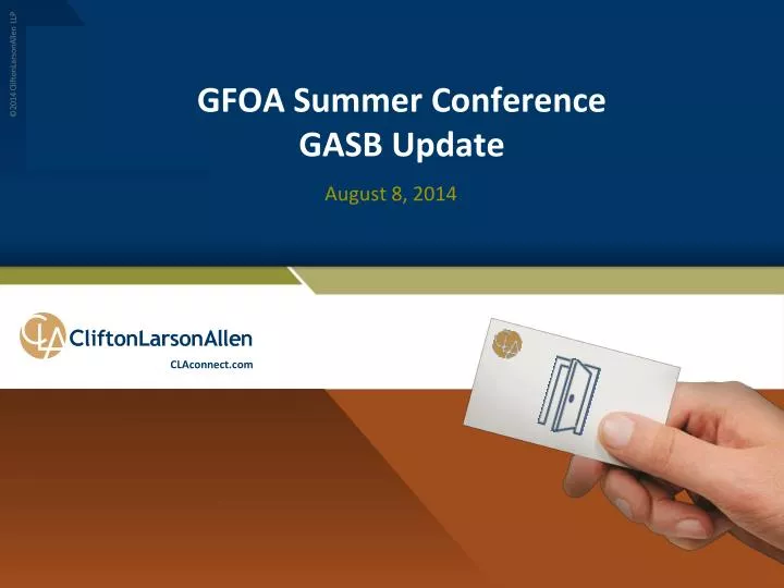gfoa summer conference gasb update