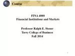 Understanding Financial Institutions and Markets: Key Concepts and Structures - slide 1