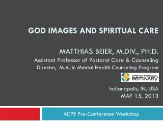 ACPE Pre-Conference Workshop