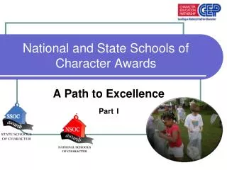 National and State Schools of Character Awards