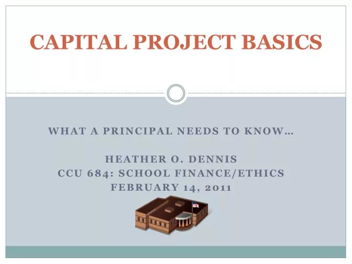 capital project basics