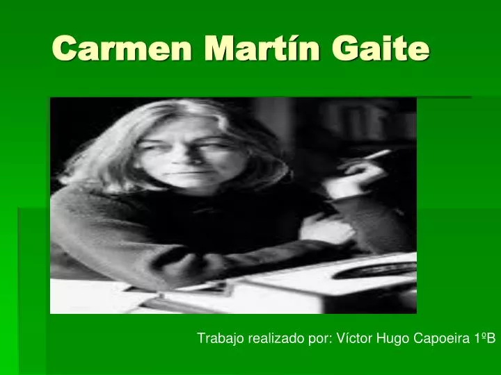 carmen mart n gaite